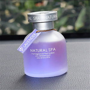Car Air Purifier Matte Glass Bottle Perfume Seat Auto Scent